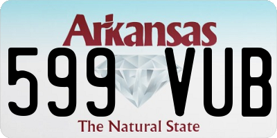 AR license plate 599VUB