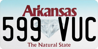 AR license plate 599VUC
