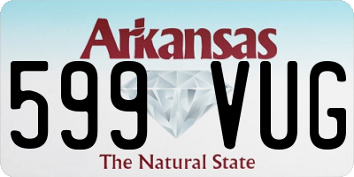 AR license plate 599VUG