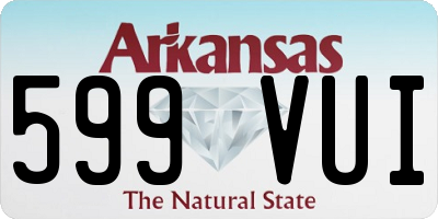 AR license plate 599VUI