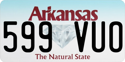 AR license plate 599VUO