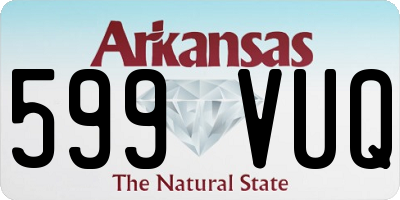 AR license plate 599VUQ