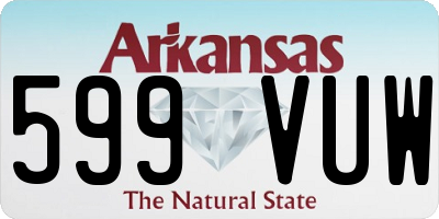 AR license plate 599VUW
