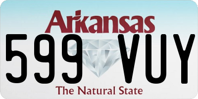 AR license plate 599VUY