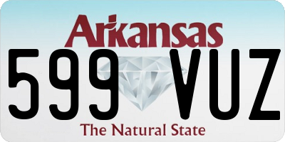 AR license plate 599VUZ