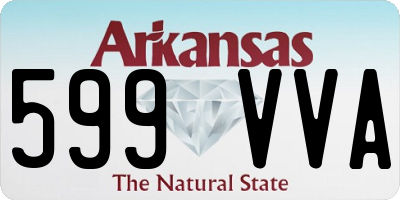 AR license plate 599VVA