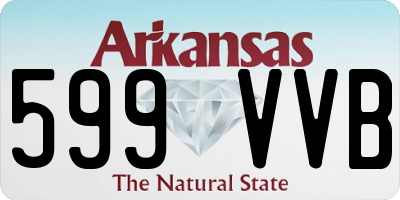 AR license plate 599VVB