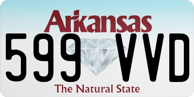 AR license plate 599VVD
