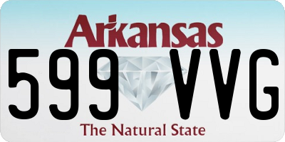 AR license plate 599VVG