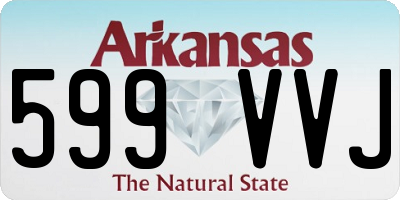 AR license plate 599VVJ