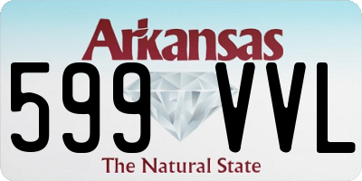 AR license plate 599VVL