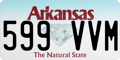 AR license plate 599VVM