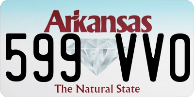 AR license plate 599VVO