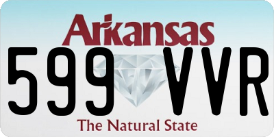 AR license plate 599VVR