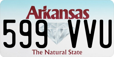 AR license plate 599VVU