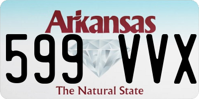 AR license plate 599VVX