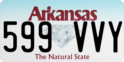 AR license plate 599VVY