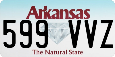AR license plate 599VVZ
