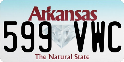 AR license plate 599VWC