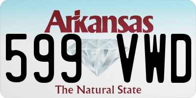 AR license plate 599VWD