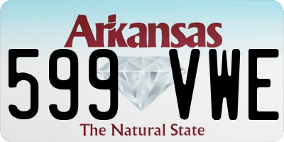 AR license plate 599VWE