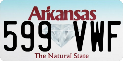 AR license plate 599VWF