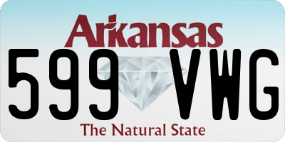 AR license plate 599VWG