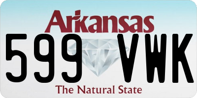AR license plate 599VWK