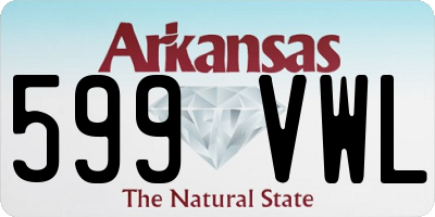 AR license plate 599VWL