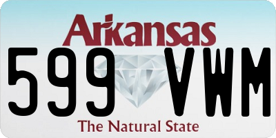 AR license plate 599VWM