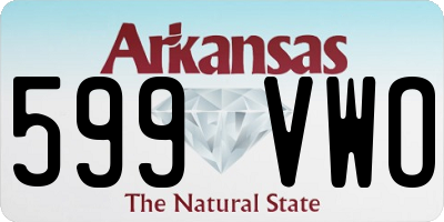AR license plate 599VWO