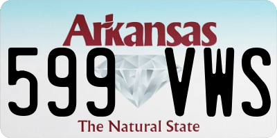 AR license plate 599VWS