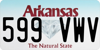 AR license plate 599VWV