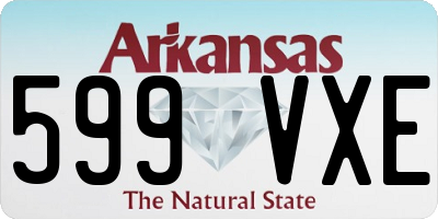 AR license plate 599VXE