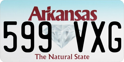 AR license plate 599VXG