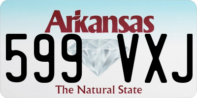 AR license plate 599VXJ