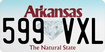 AR license plate 599VXL