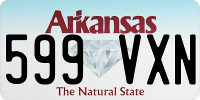 AR license plate 599VXN
