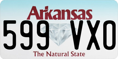 AR license plate 599VXO