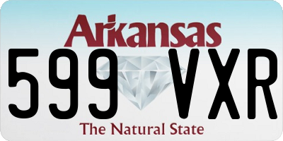 AR license plate 599VXR