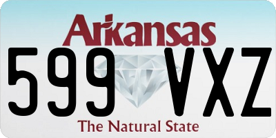AR license plate 599VXZ