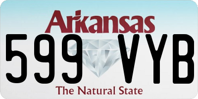 AR license plate 599VYB