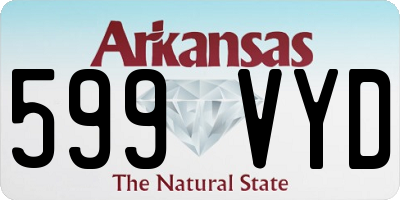 AR license plate 599VYD