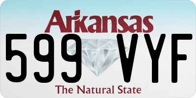 AR license plate 599VYF