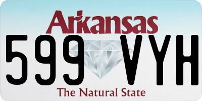 AR license plate 599VYH
