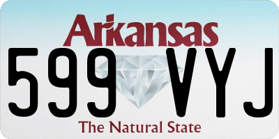 AR license plate 599VYJ