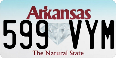 AR license plate 599VYM
