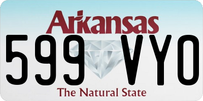 AR license plate 599VYO