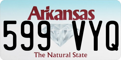 AR license plate 599VYQ