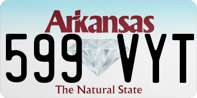 AR license plate 599VYT